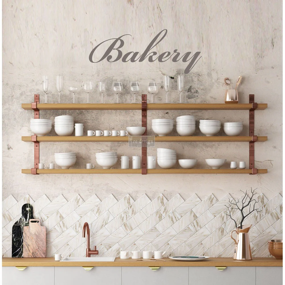 Redesign Decor Transfers "FRESH BAKERY" 25.5x33 cm - Image 2