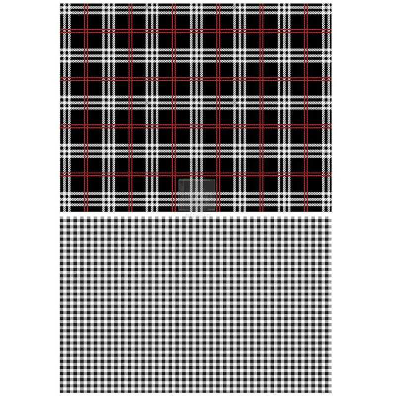 Redesign Decor Transfers "GINGHAM BLACK" 58,4 x 84 cm