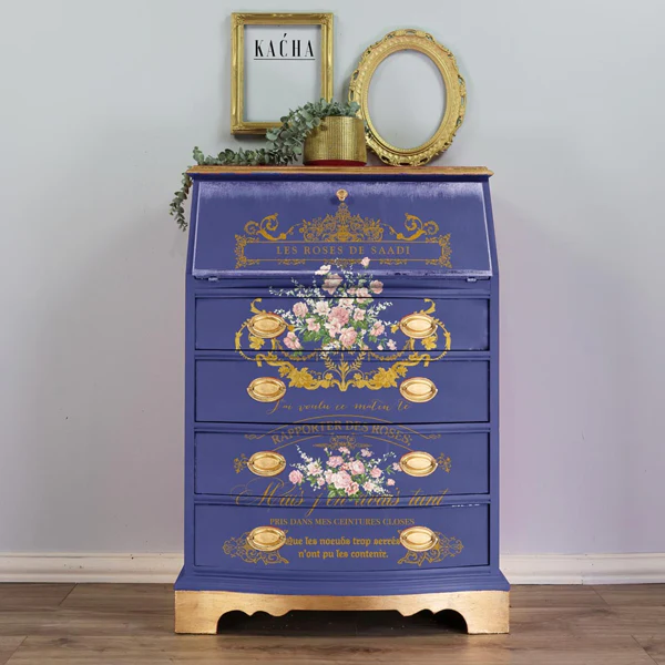 Redesign Decor Transfers Gold Foil Kacha “LES ROSES” 60x88 cm - Image 2