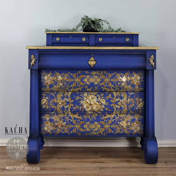 Redesign Decor Transfers Gold Foil Kacha “ORLEANS” 60×88 cm - Image 2