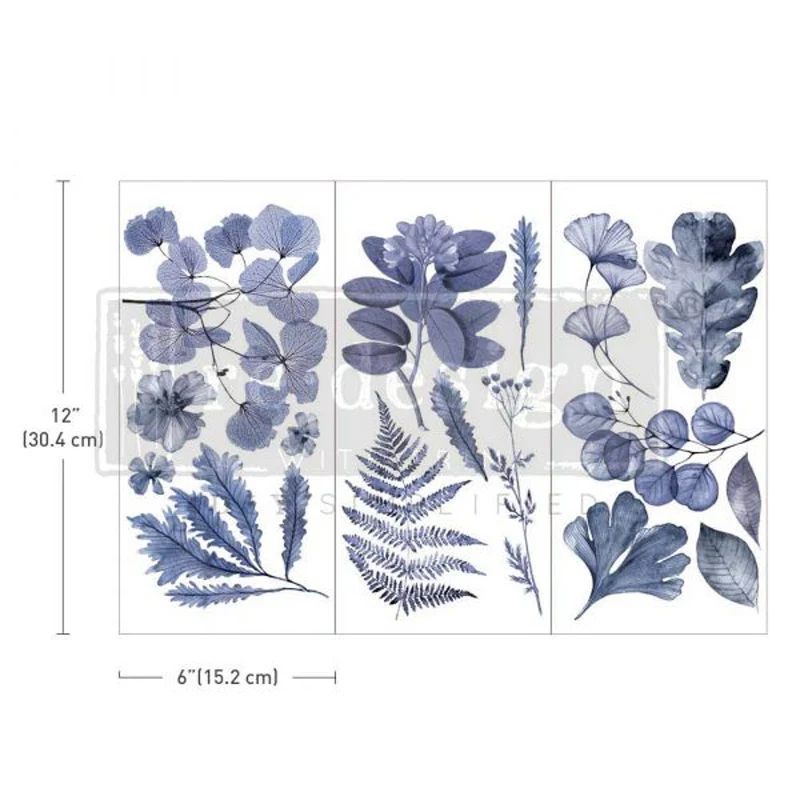 Redesign Decor Transfers “INDIGO” 15,2x30,4cm