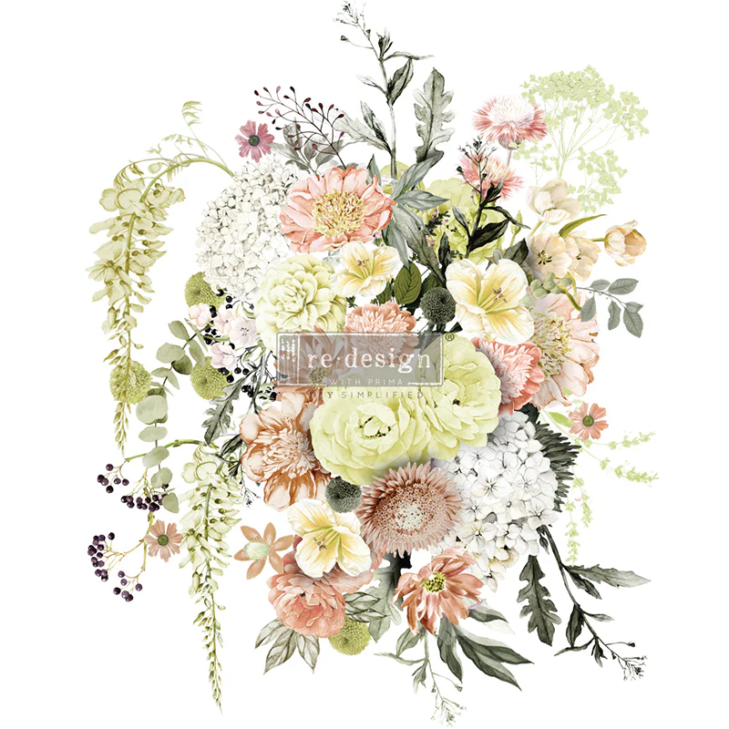Redesign Decor Transfers "LIFE IN FULL BLOOM" 61 x 89 cm