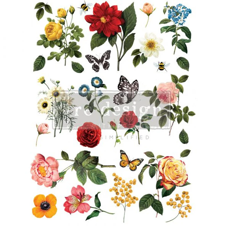Redesign Decor Transfers "MAJESTIC GARDEN" 40 x 56 cm