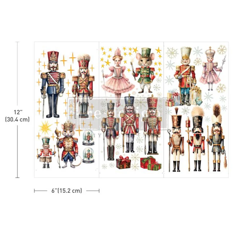Redesign Decor Transfers “Nutcracker Christmas” 15 x 30,5 cm