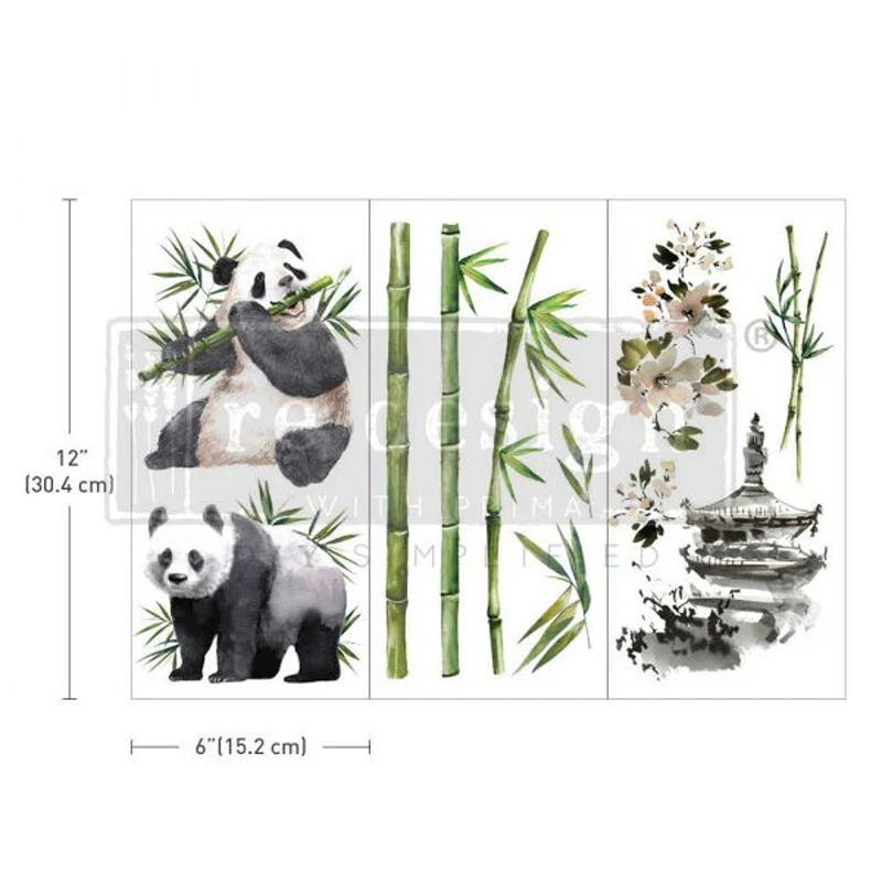 Redesign Decor Transfers “PANDA SWEET” 21,5x28 cm