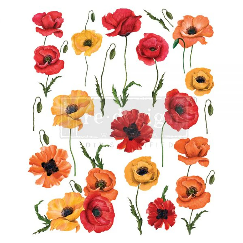 Redesign Decor Transfers "POPPY GARDENS" 61 x 76 cm