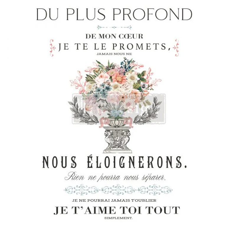 Redesign Decor Transfers "ROYAL BOUQUET" 61 x 89 cm