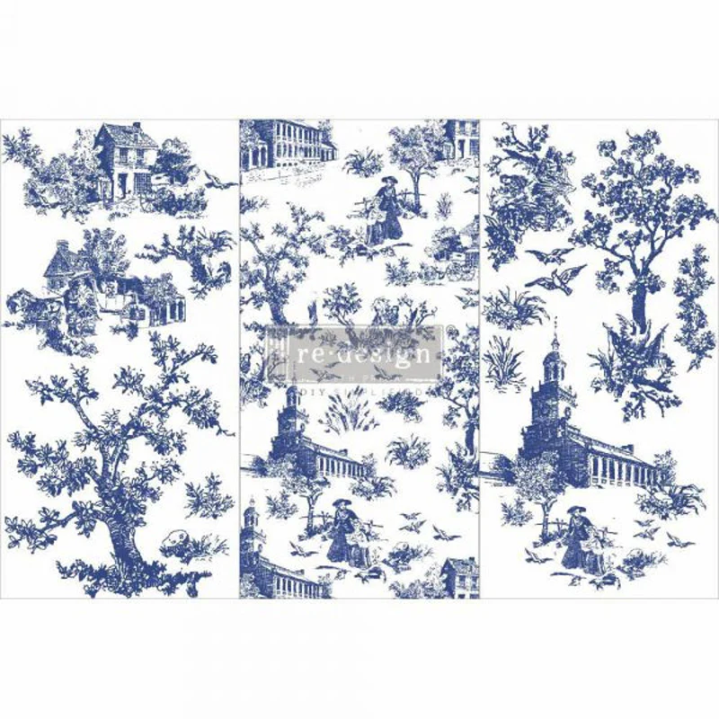 Redesign Decor Transfers "TOILE" 15 x 30,5 cm