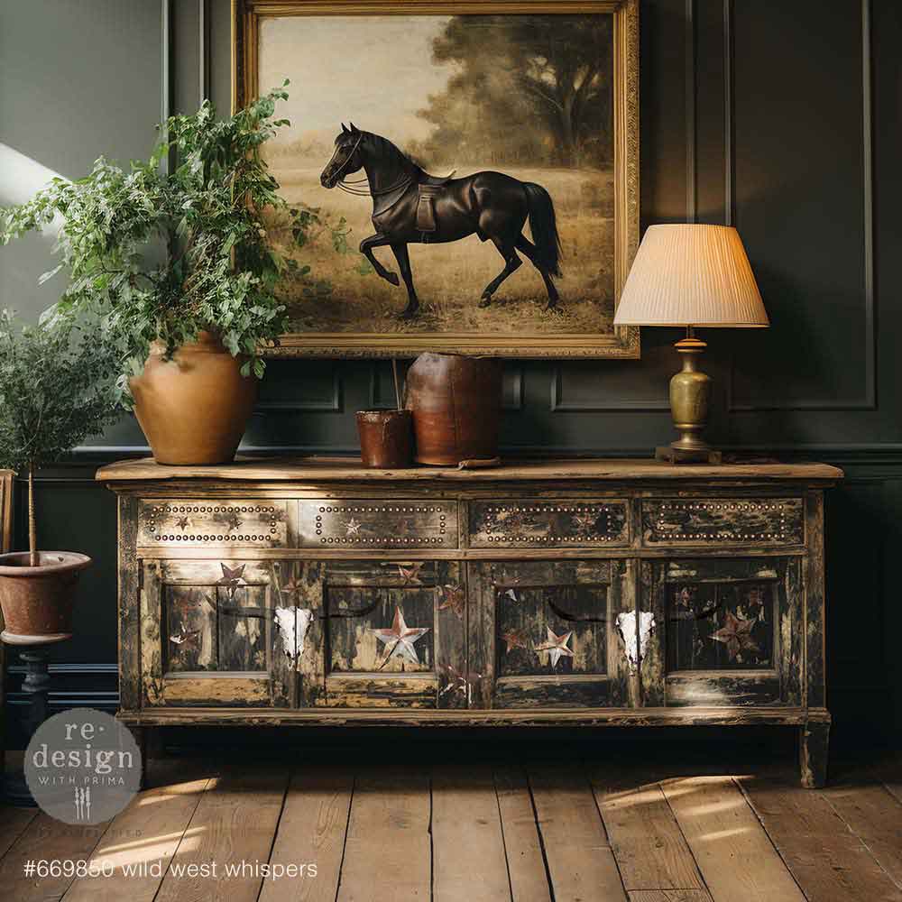 Redesign Decor Transfers "Wild West Whispers" 2 fogli 30,48x30,48 cm - Image 3