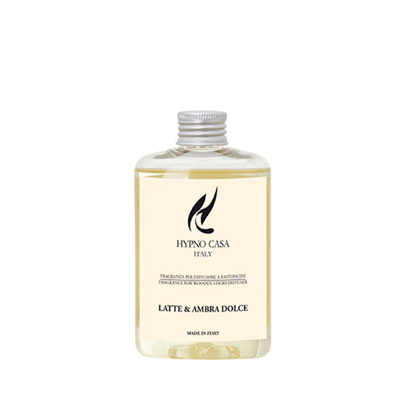 Ricarica Profumatore "Latte e Ambra Dolce", Hypno Casa, 200 ml