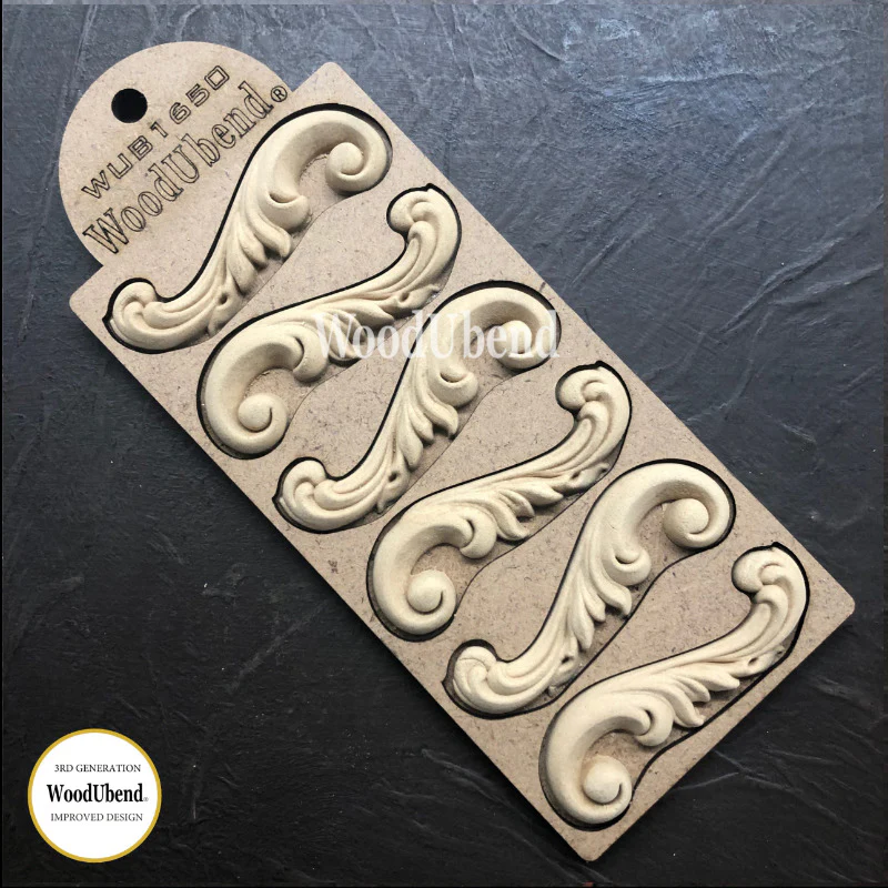 Set di Fregi Decorativi “Set di Acanto”, WoodUbend