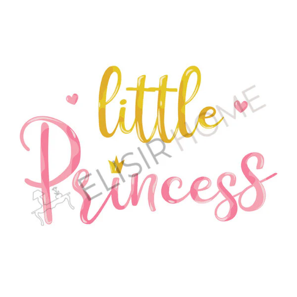 Stampa Trasferibile "BABY, LITTLE PRINCESS" 28x40 cm - Image 2
