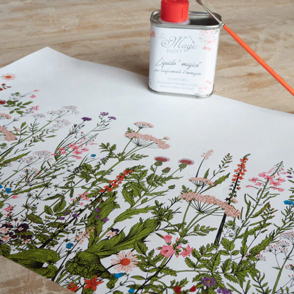 Stampa Trasferibile "FLORA & FAUNA, FLOWERING" 28X40 cm