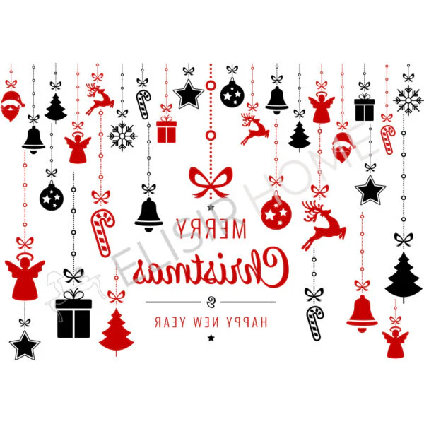 Stampa Trasferibile "NATALE, PALLINE DI NATALE" 28x40 cm - Image 2