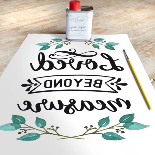 Stampa Trasferibile “SCRIPT, BEYOND” 28×40 cm