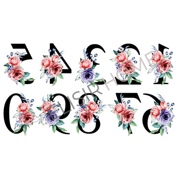 Stampa Trasferibile “SCRIPT, NUMBER” 28×40 cm - Image 2