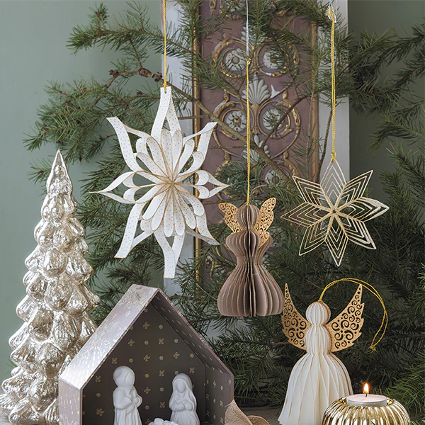 Stelle di Natale in carta -Beige - Mathilde M. - Image 2