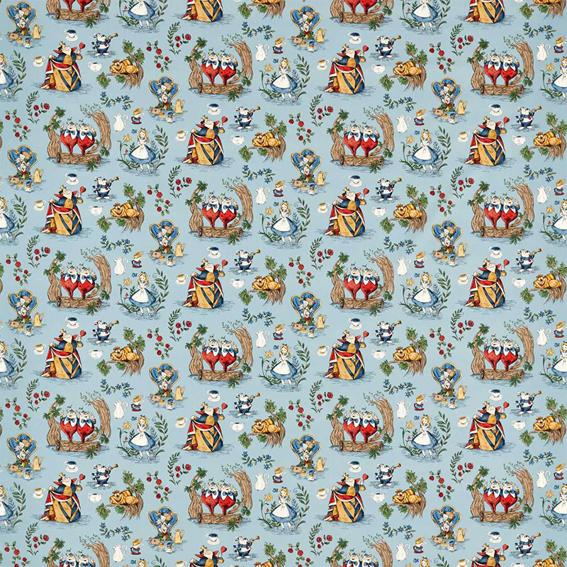 TESSUTO "ALICE IN WONDERLAND PUDDLE BLUE" - Disney x HOME - Sanderson