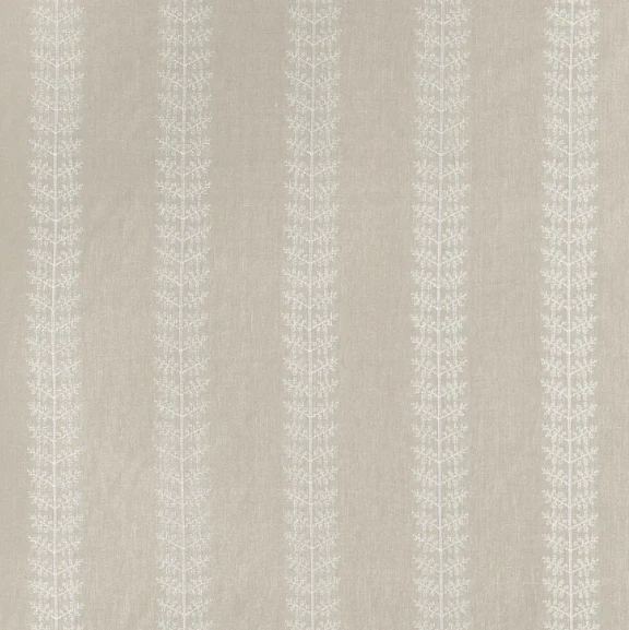 TESSUTO "Amble Embroidery Grigio Chiaro" boxwood | THIBAUT