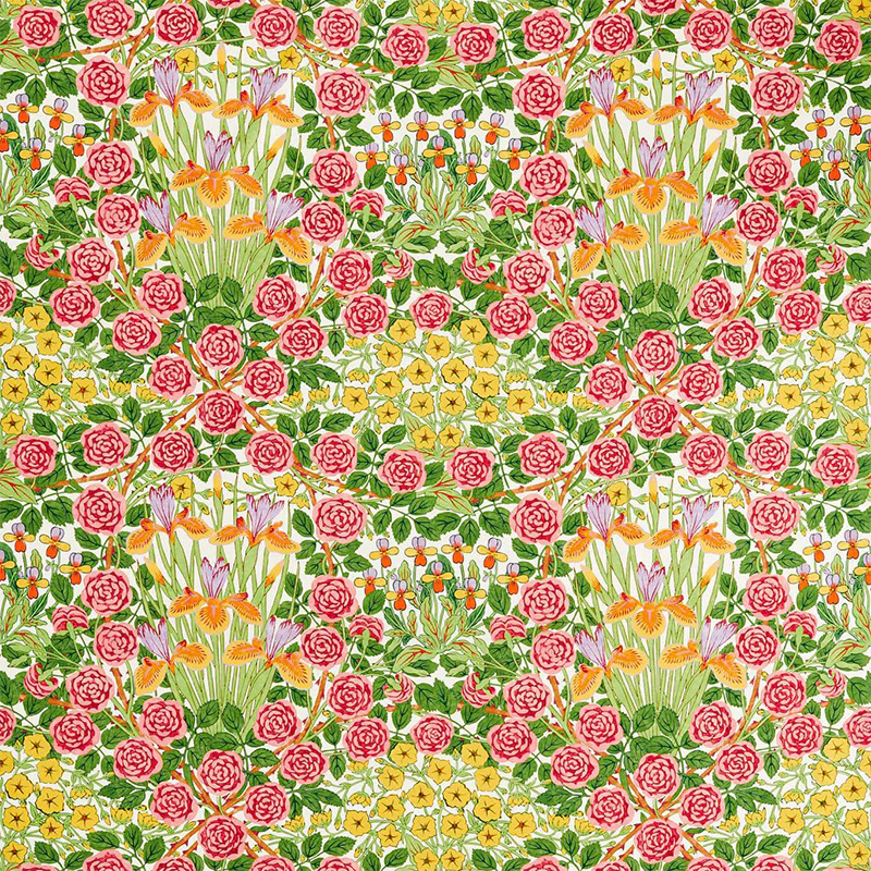 TESSUTO "CAMPANULA SUNBURST" - Morris & Co. - Sanderson