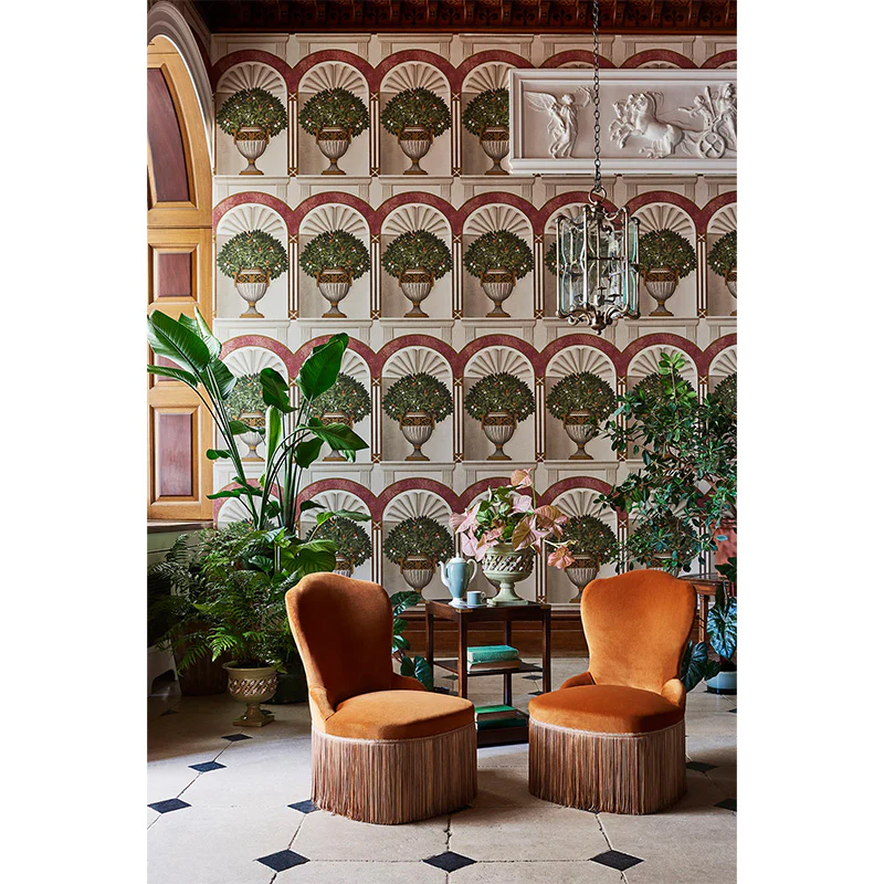 TESSUTO "Colour Box Velvet Ginger" - The Contemporary - Cole & Son - Image 3