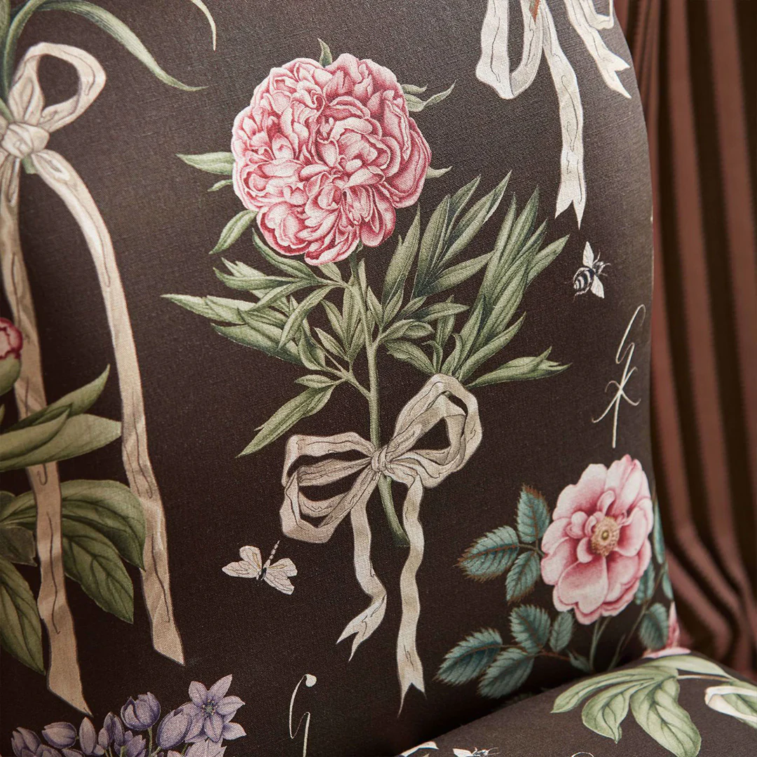 TESSUTO "CUPID'S BEAU - MOREL/MANTLE" - Giles Deacon - SANDERSON - Image 2