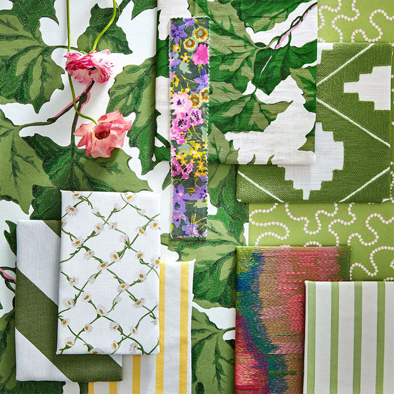 TESSUTO "DAISY TRELLIS" - HARLEQUIN - Image 2
