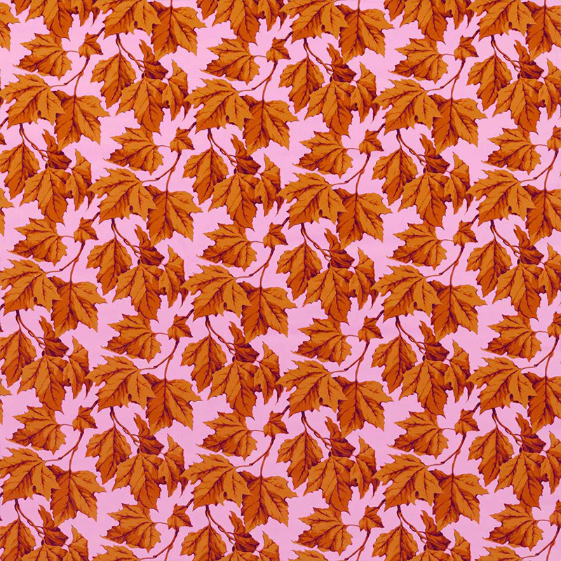 TESSUTO "DAPPLED LEAF AMBER/ROSE" - HARLEQUIN