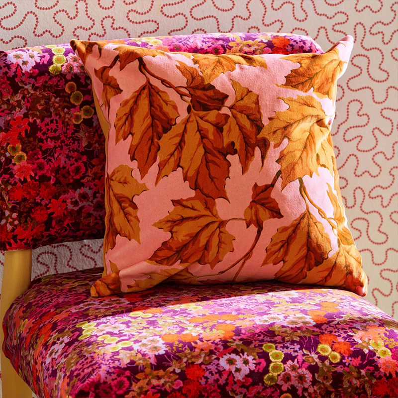 TESSUTO "DAPPLED LEAF AMBER/ROSE" - HARLEQUIN - Image 2