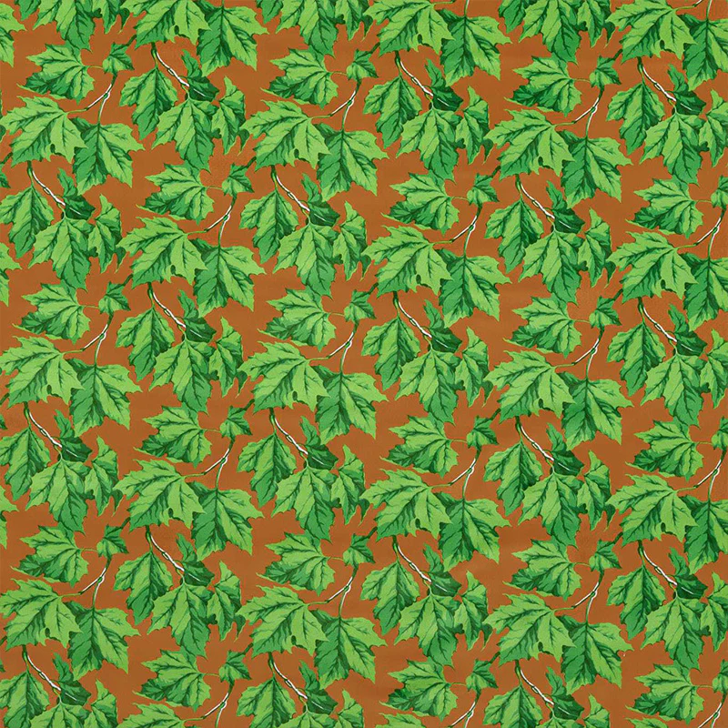 TESSUTO "DAPPLED LEAF EMERALD/AMBER" - HARLEQUIN