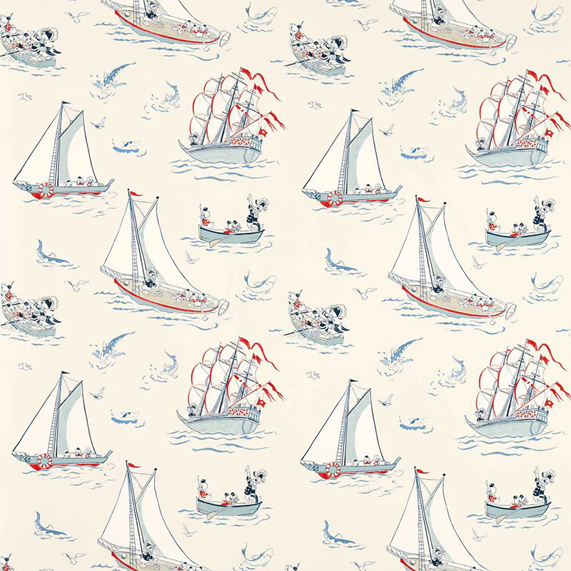 TESSUTO "DONALD NAUTICAL SEA SALT" - Disney x HOME - Sanderson