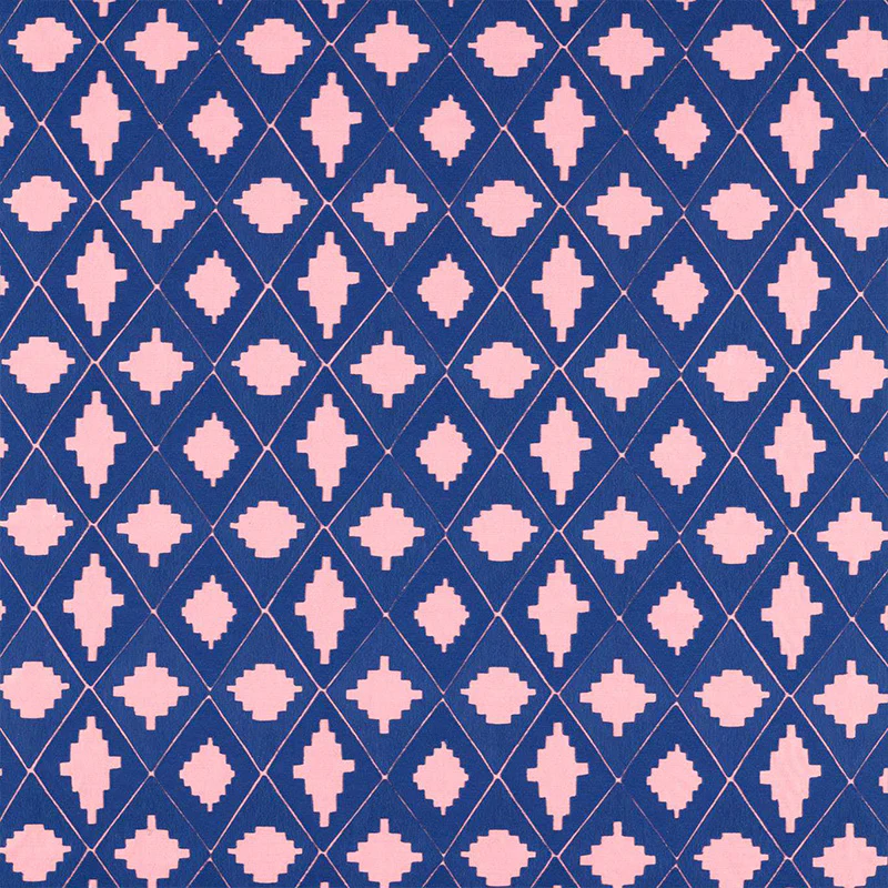 TESSUTO "GARDEN TERRACE LAPIS/ROSE" - HARLEQUIN