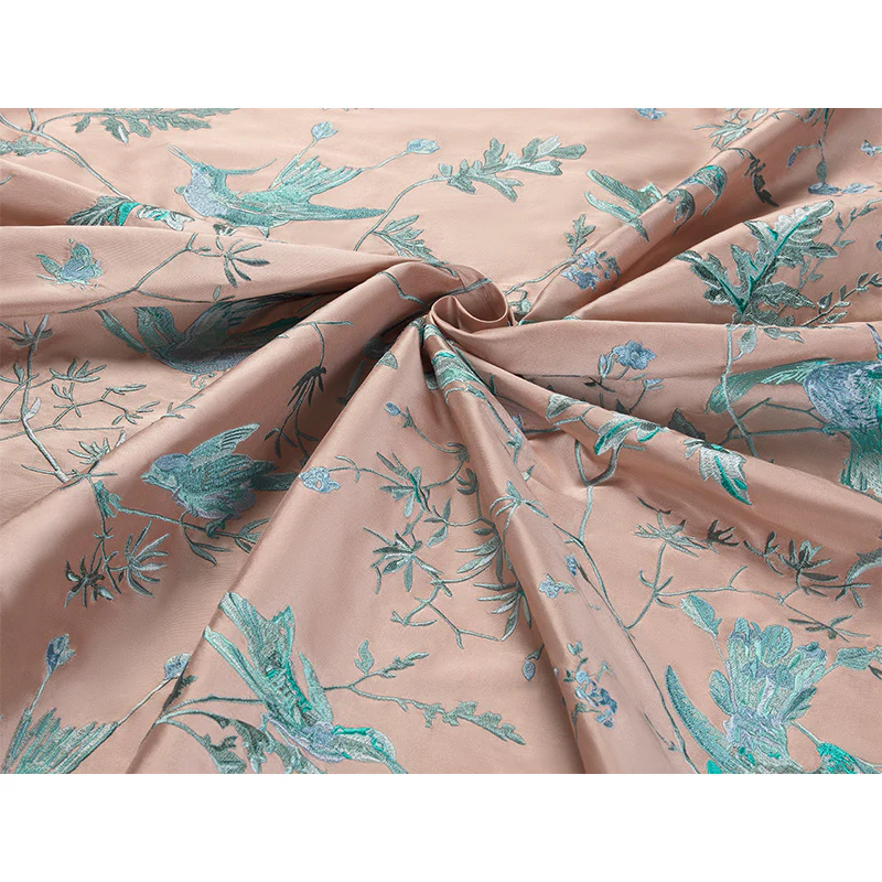 TESSUTO "Hummingbirds Buttercup Yellow on Cornflower Blue" - Selection of Hummingbirds - Cole & Son - Image 2
