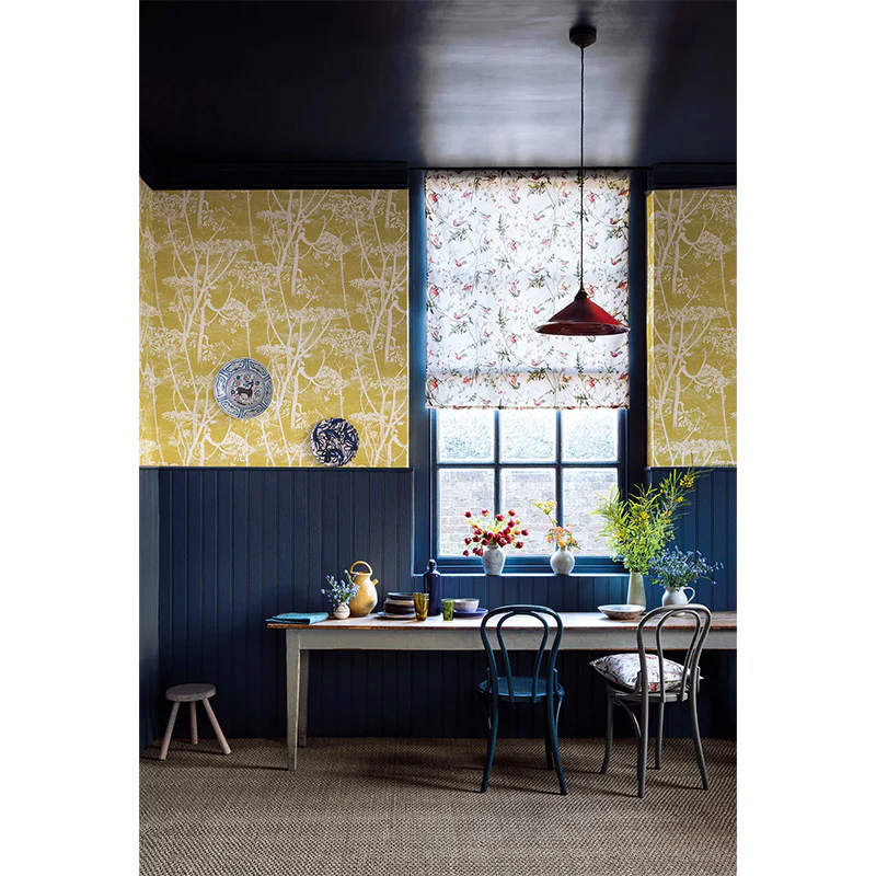 TESSUTO "Hummingbirds Cotton Classic Multi & Old Olive on Cream" - The Contemporary - Cole & Son - Image 3