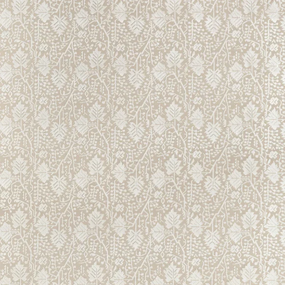 TESSUTO "Morris Velvet Beige" boxwood | THIBAUT