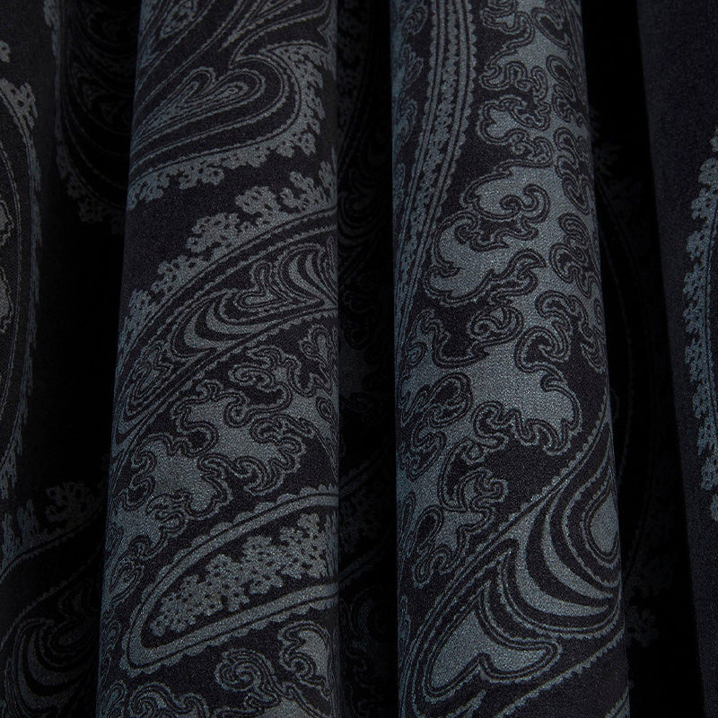 TESSUTO "Rajapur Velvet Charcoal on Black" - The Contemporary - Cole & Son - Image 2