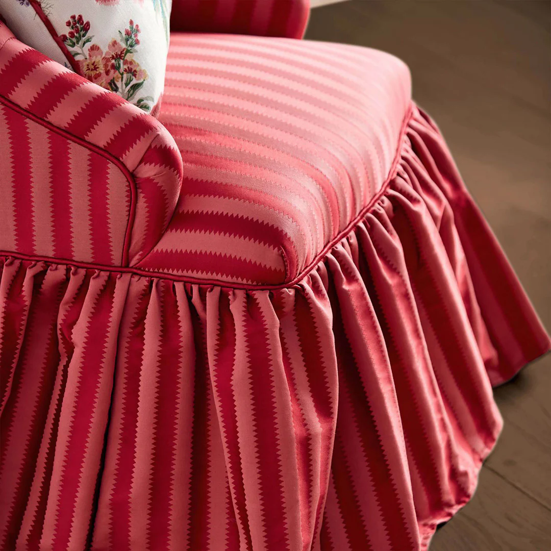 TESSUTO "REGENCY APERIGON CARMINE/RASPBERRY" - Giles Deacon - SANDERSON - Image 3
