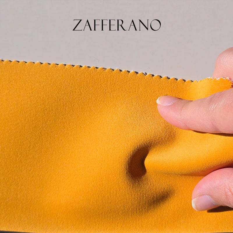 Tessuto Velluto "Toni Gialli & Arancio" Idrorepellente - Ignifugo Certificato - Image 12