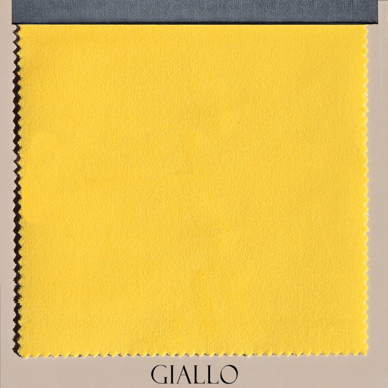 Tessuto Velluto "Toni Gialli & Arancio" Idrorepellente - Ignifugo Certificato - Image 3