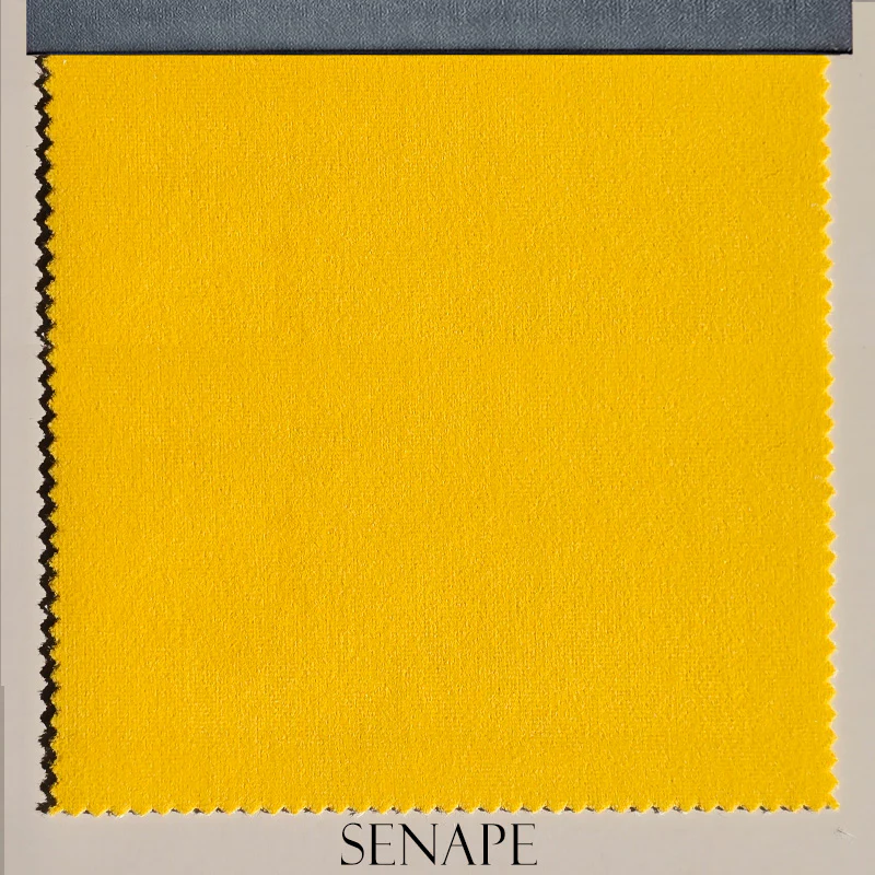 Tessuto Velluto "Toni Gialli & Arancio" Idrorepellente - Ignifugo Certificato - Image 4