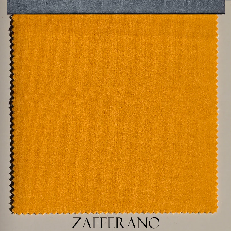 Tessuto Velluto "Toni Gialli & Arancio" Idrorepellente - Ignifugo Certificato - Image 5