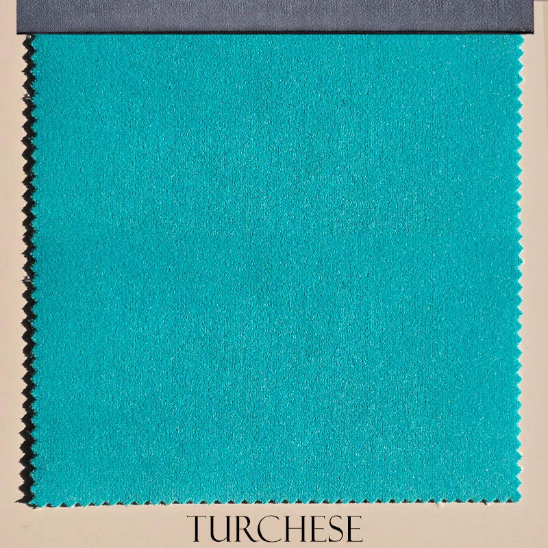 Tessuto Velluto "Toni Turchesi" Idrorepellente - Ignifugo Certificato - Image 3