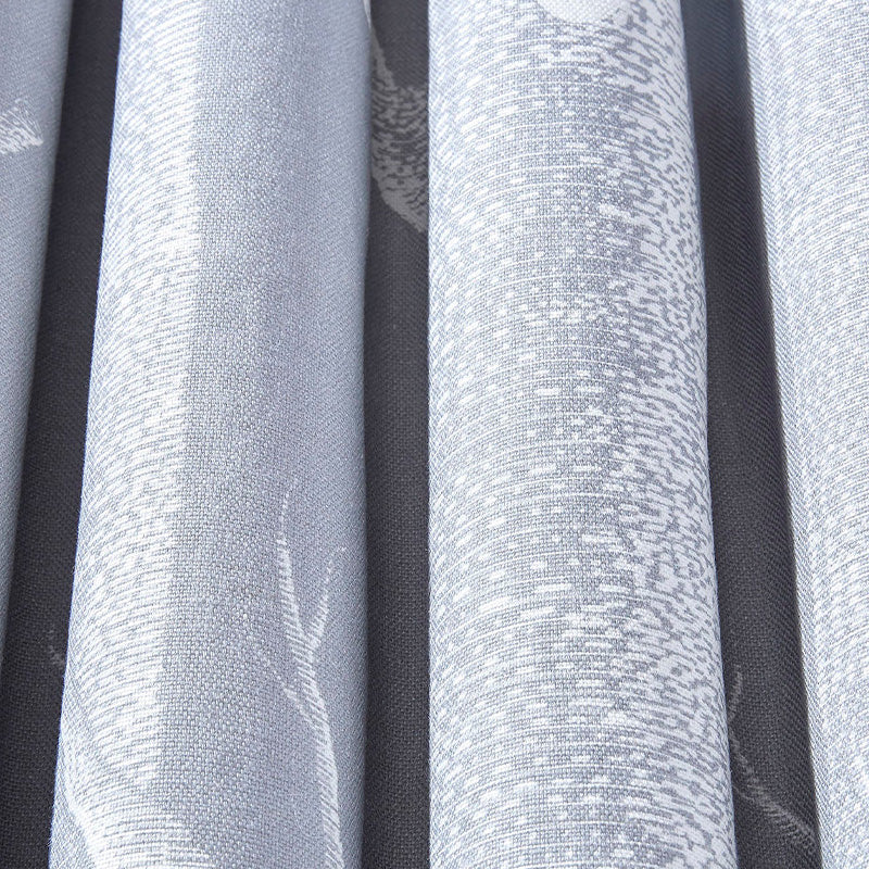 TESSUTO "Woods Linen Union White on Soft Grey" - The Contemporary - Cole & Son - Image 2